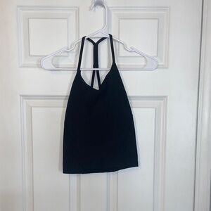 Elegant Black Strappy Tank Top